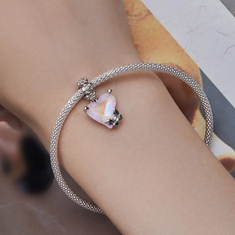 (bilde for) Pandora Style Mokka Butterfly Dingle - BSC809 - Vis 5