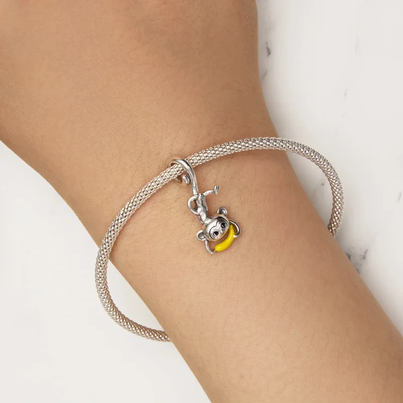 (bilde for) Pandora Style Monkey Dangle - SCC2547 - Vis 5