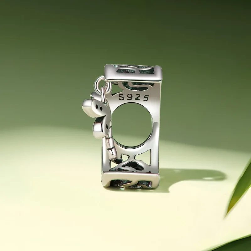 (bilde for) Pandora Style Moon Dragonfly Charm - SCC2605 - Vis 3