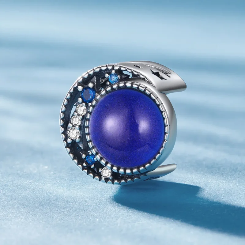(bilde for) Pandora Style Moon Mood Stone Charm - SCC2558 - Vis 2