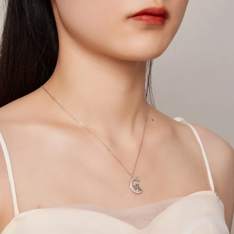 (bilde for) Pandora Style Moon Rabbit Halskjede - BSN302 - Vis 6