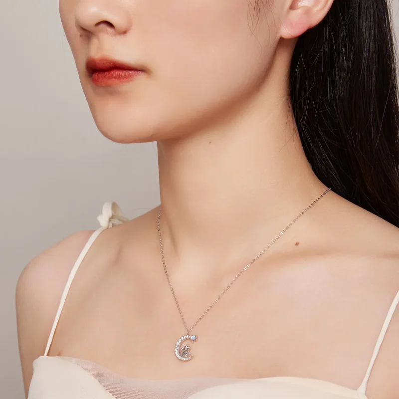 (bilde for) Pandora Style Moon Rabbit Halskjede - BSN302 - Vis 7