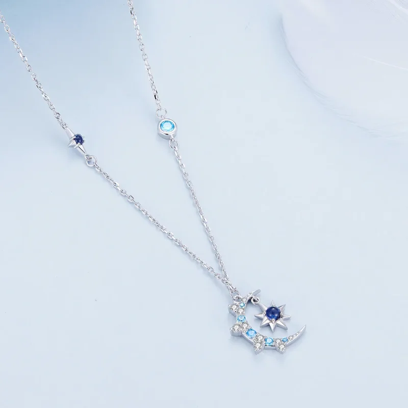 (bilde for) Pandora Style Moon Starburst Halskjede - BSN347 - Vis 2
