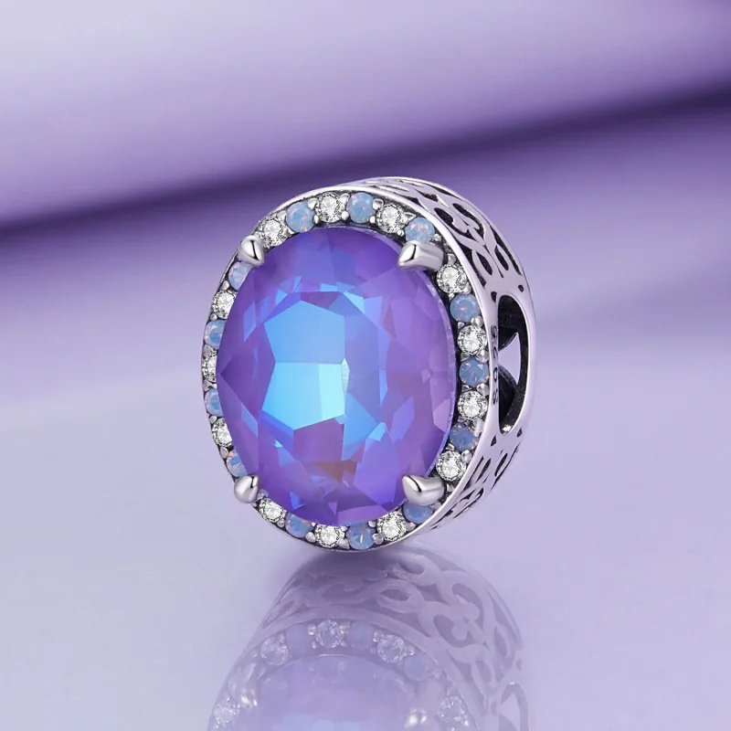 (bilde for) Pandora Style Moonlight Gem Charm - BSC891 - Vis 2