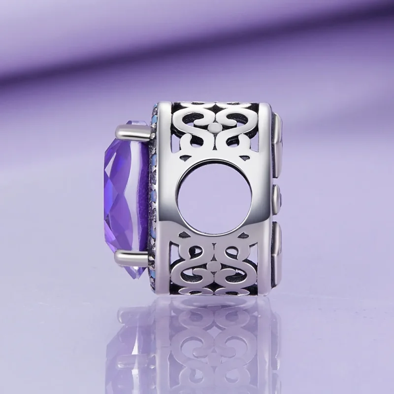 (bilde for) Pandora Style Moonlight Gem Charm - BSC891 - Vis 3