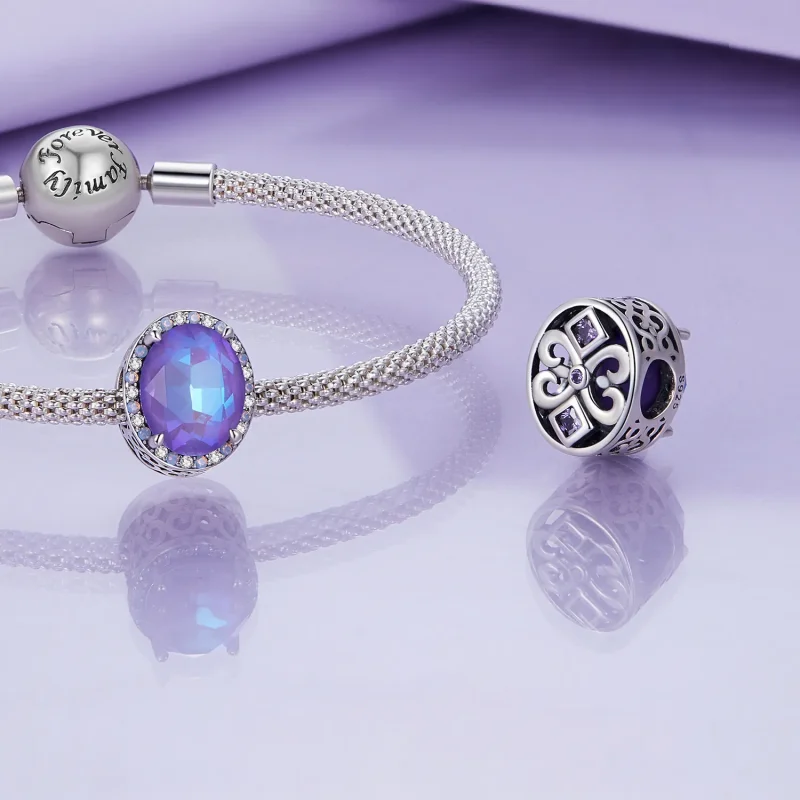(bilde for) Pandora Style Moonlight Gem Charm - BSC891 - Vis 4