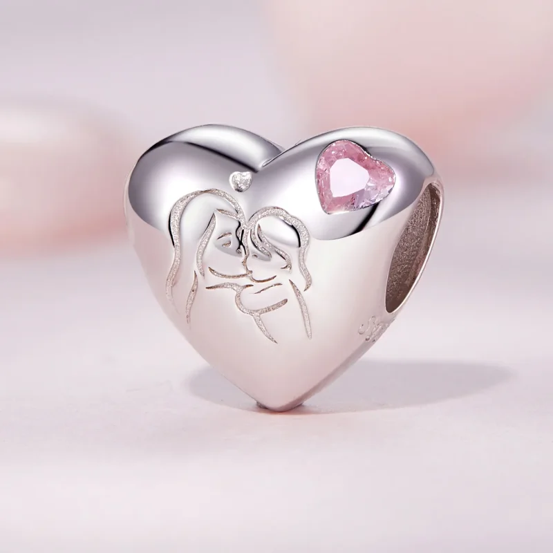 (bilde for) Pandora Style Mors Love Charm - BSC827 - Vis 2