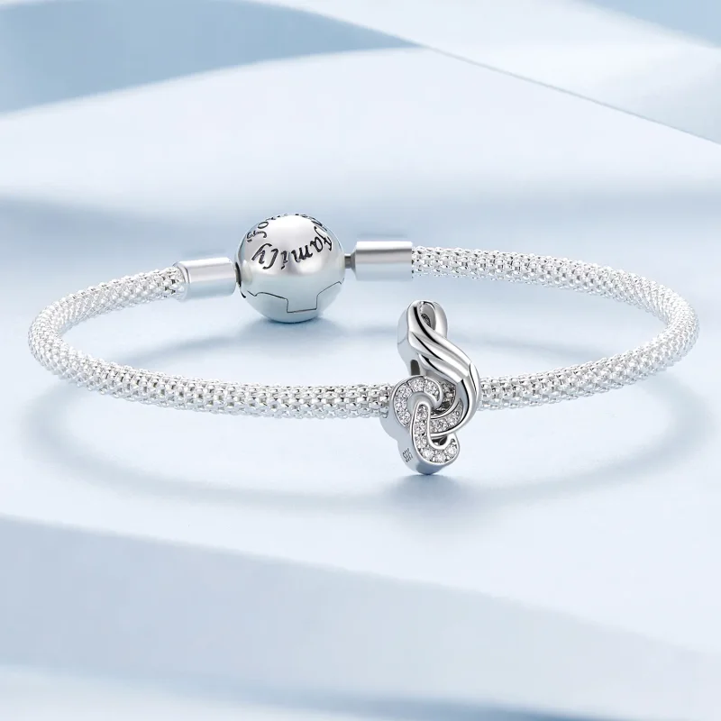 (bilde for) Pandora Style Note Charm - BSC811 - Vis 5