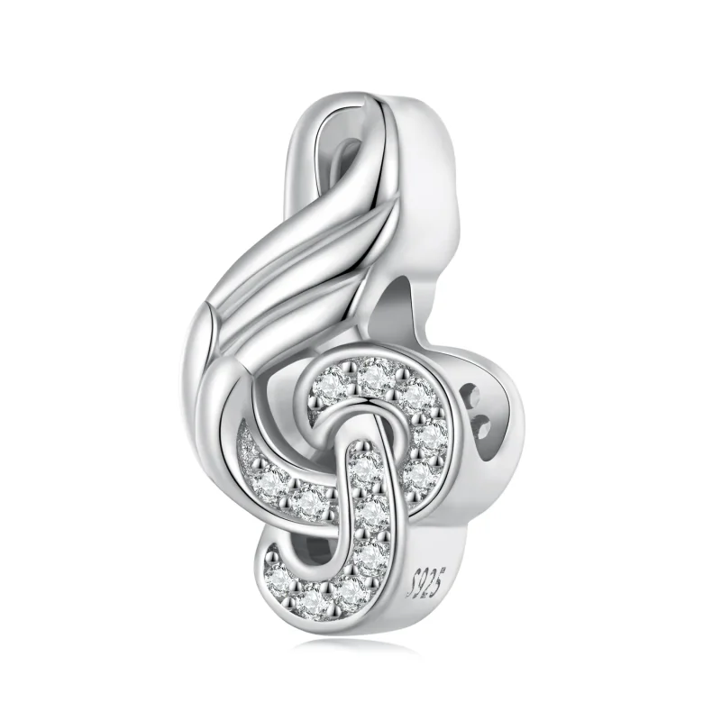 (bilde for) Pandora Style Note Charm - BSC811 - Vis 7