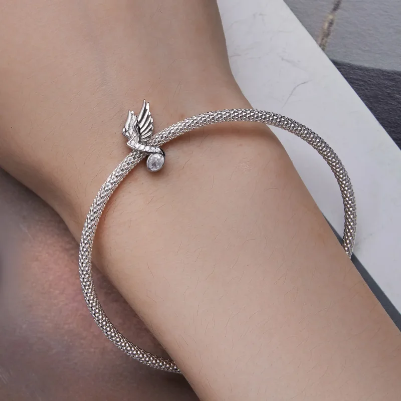 (bilde for) Pandora Style Note Charm - BSC812 - Vis 6