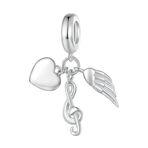 (bilde for) Pandora Style Note Dingle - BSC814