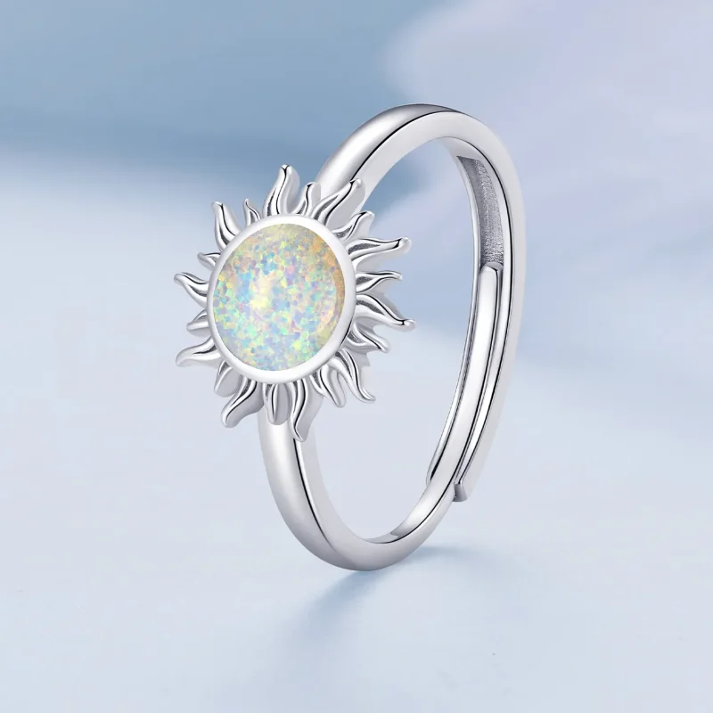 (bilde for) Pandora Style Opal Solring - BSR398 - Vis 2