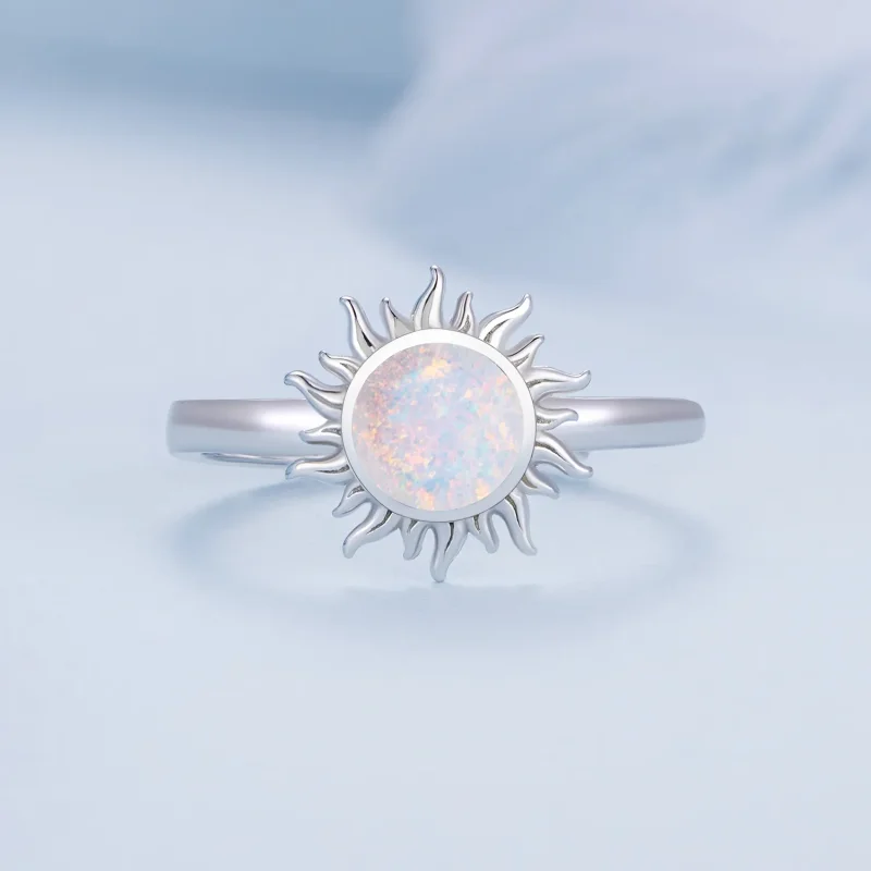 (bilde for) Pandora Style Opal Solring - BSR398 - Vis 3