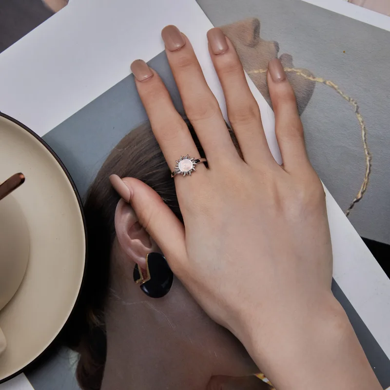 (bilde for) Pandora Style Opal Solring - BSR398 - Vis 5