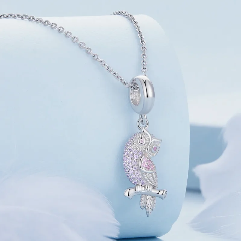 (bilde for) Pandora Style Owl Dingle - BSC832 - Vis 2