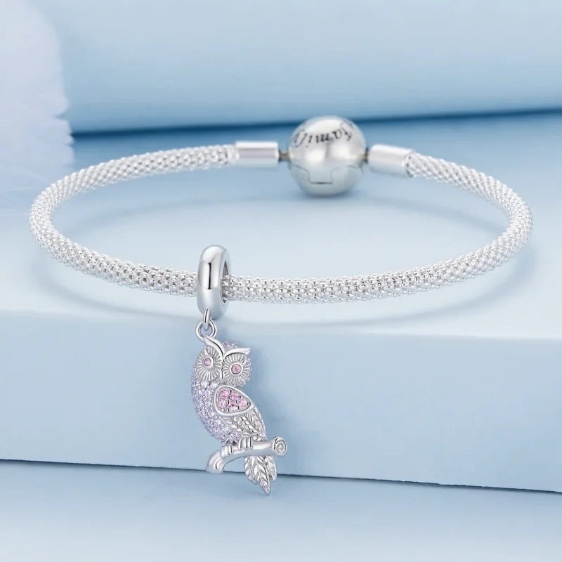 (bilde for) Pandora Style Owl Dingle - BSC832 - Vis 3