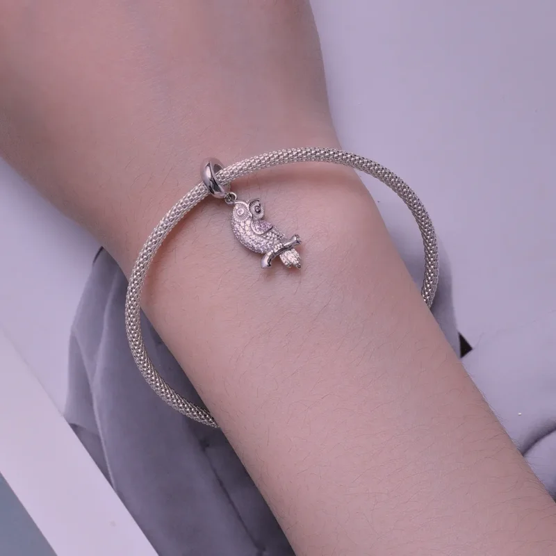 (bilde for) Pandora Style Owl Dingle - BSC832 - Vis 5