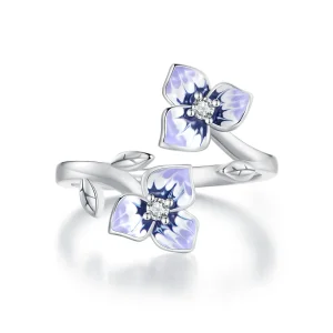 (bilde for) Pandora Style Pansy Ring - BSR451-E