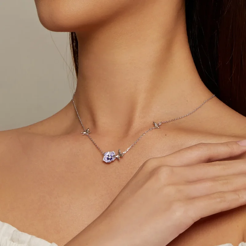 (bilde for) Pandora Style Pansy Stretch Halskjede - BSN336 - Vis 7
