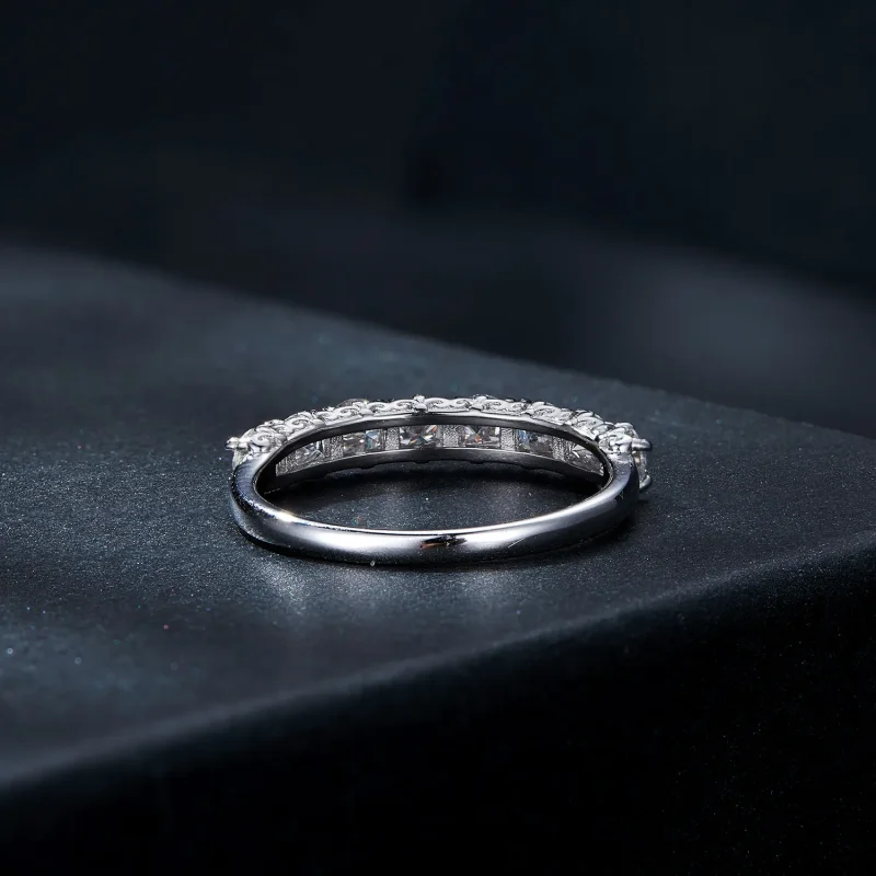 (bilde for) Pandora Style Patternmoissanite Ring (ett sertifikat) - MSR015 - Vis 5