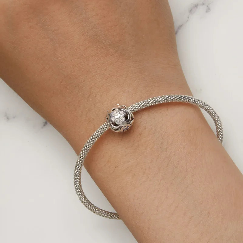 (bilde for) Pandora Style Paw Print Charm - SCC2578 - Vis 7