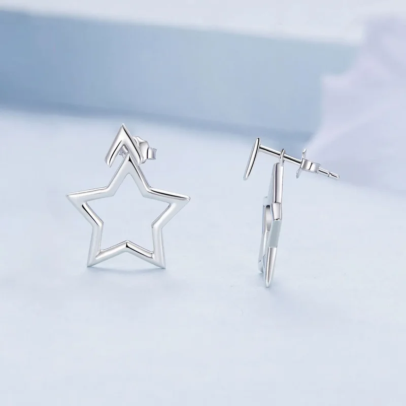 (bilde for) Pandora Style Pentagram øredobber - BSE901 - Vis 3
