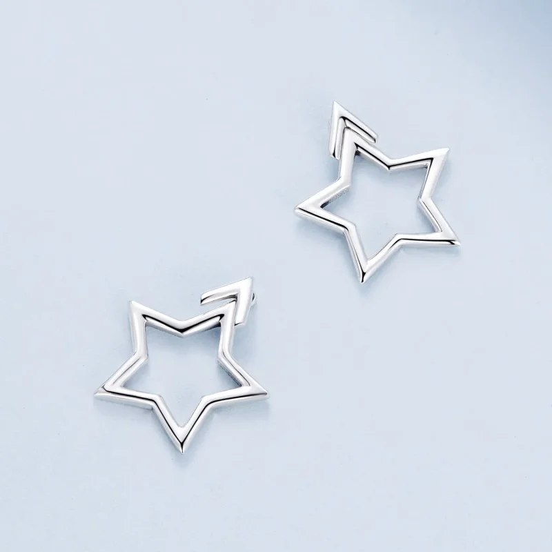 (bilde for) Pandora Style Pentagram øredobber - BSE901 - Vis 4
