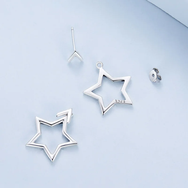 (bilde for) Pandora Style Pentagram øredobber - BSE901 - Vis 5