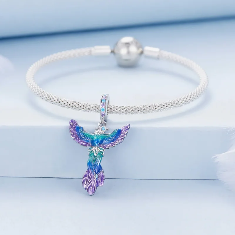(bilde for) Pandora Style Phoenix Dangle - BSC880 - Vis 3