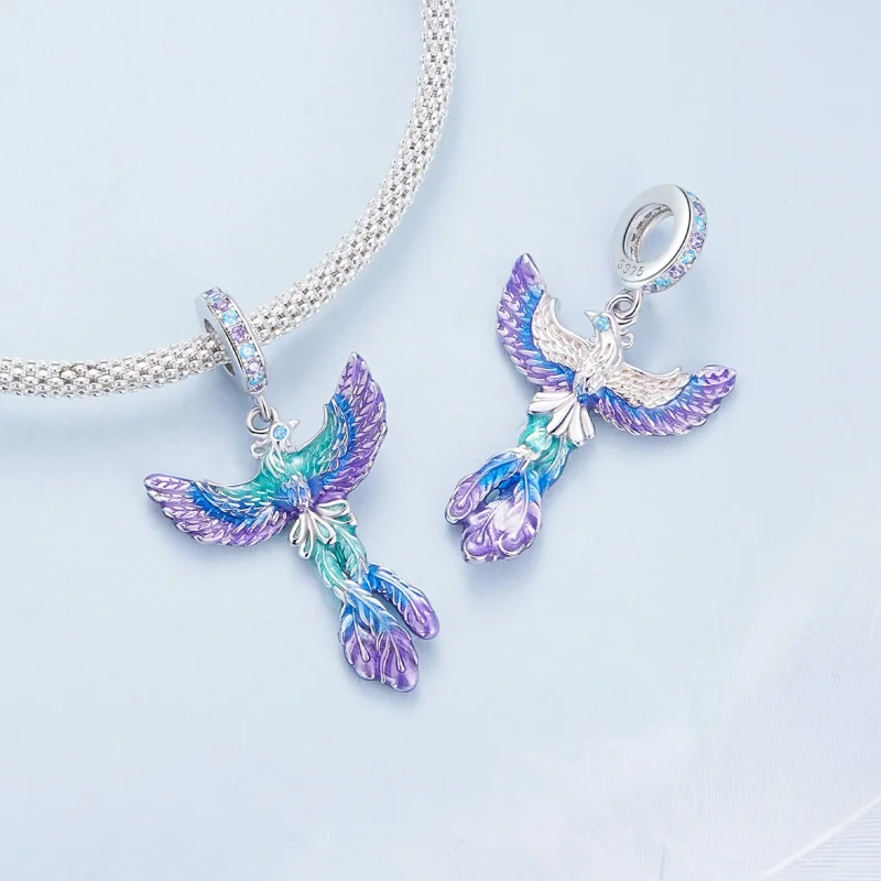 (bilde for) Pandora Style Phoenix Dangle - BSC880 - Vis 4