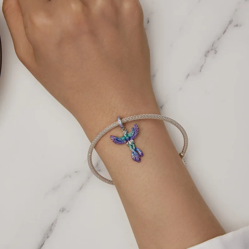 (bilde for) Pandora Style Phoenix Dangle - BSC880 - Vis 5