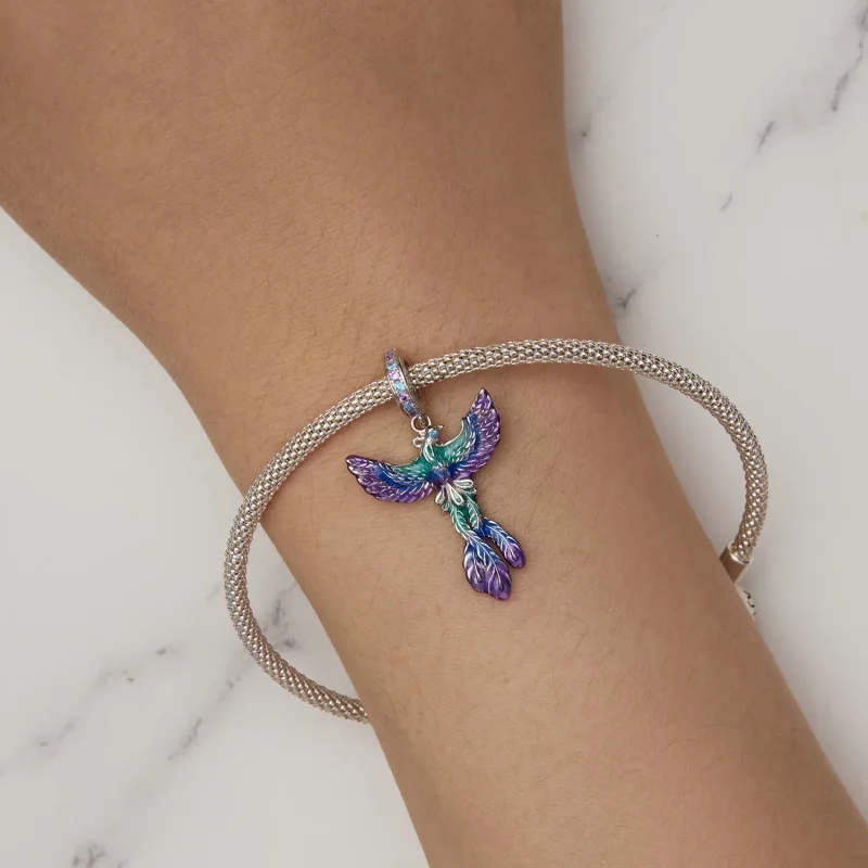 (bilde for) Pandora Style Phoenix Dangle - BSC880 - Vis 6