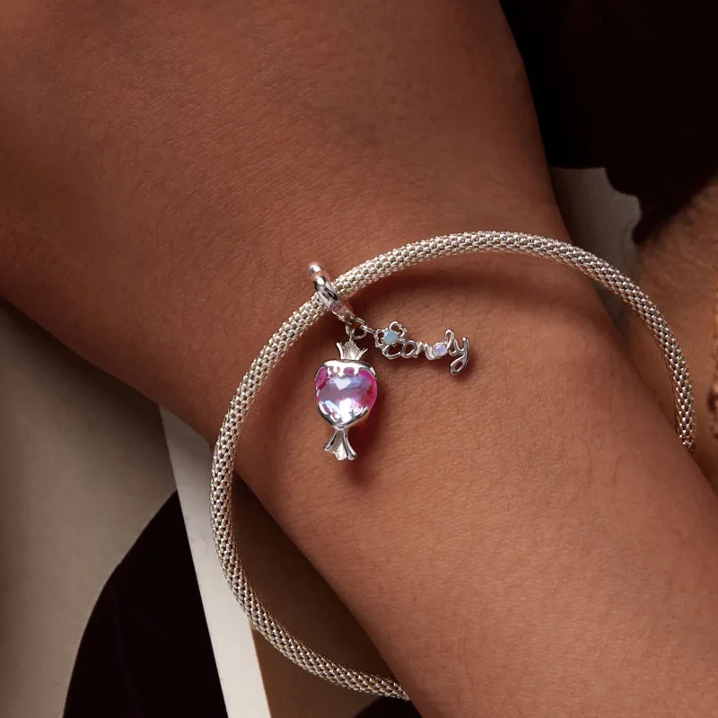 (bilde for) Pandora Style Pink Candy Dangle - SCC2640 - Vis 5