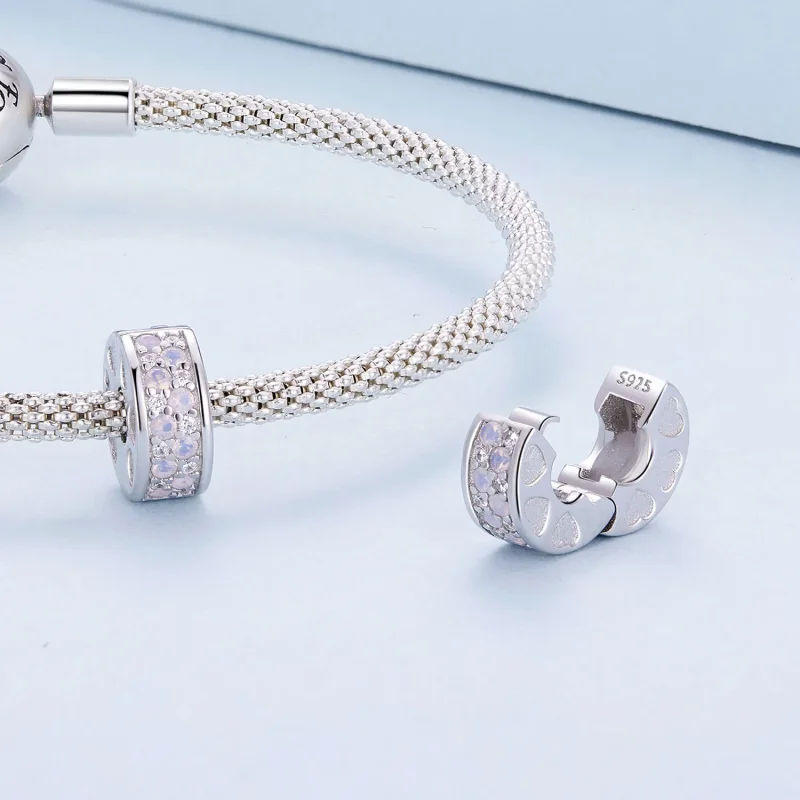 (bilde for) Pandora Style Pink Symphony Clip - BSC929 - Vis 4