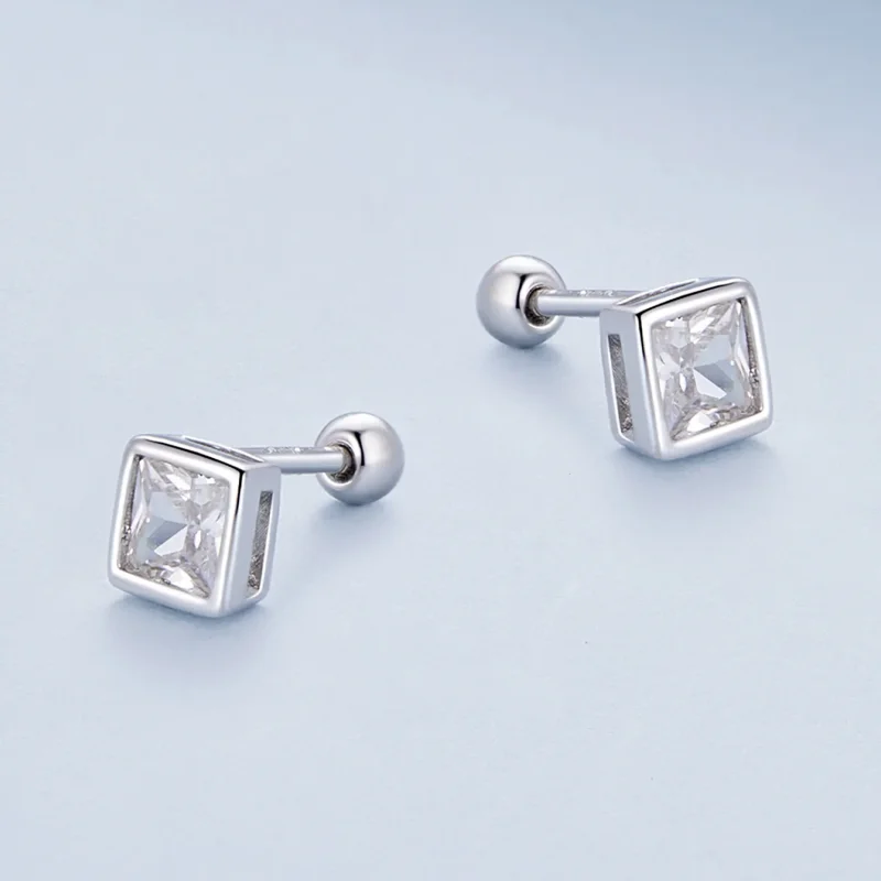 (bilde for) Pandora Style Princess Zirconia øredobber - BSE885-L - Vis 3