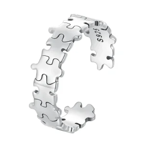 (bilde for) Pandora Style Puzzle Ring - SCR925