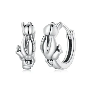 (bilde for) Pandora Style Rabbit Hoop øredobber - SCE1616