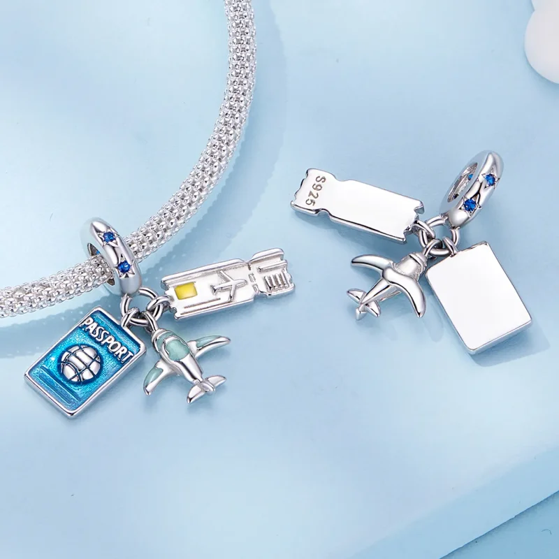 (bilde for) Pandora Style reisefly Dangle - SCC2479 - Vis 4