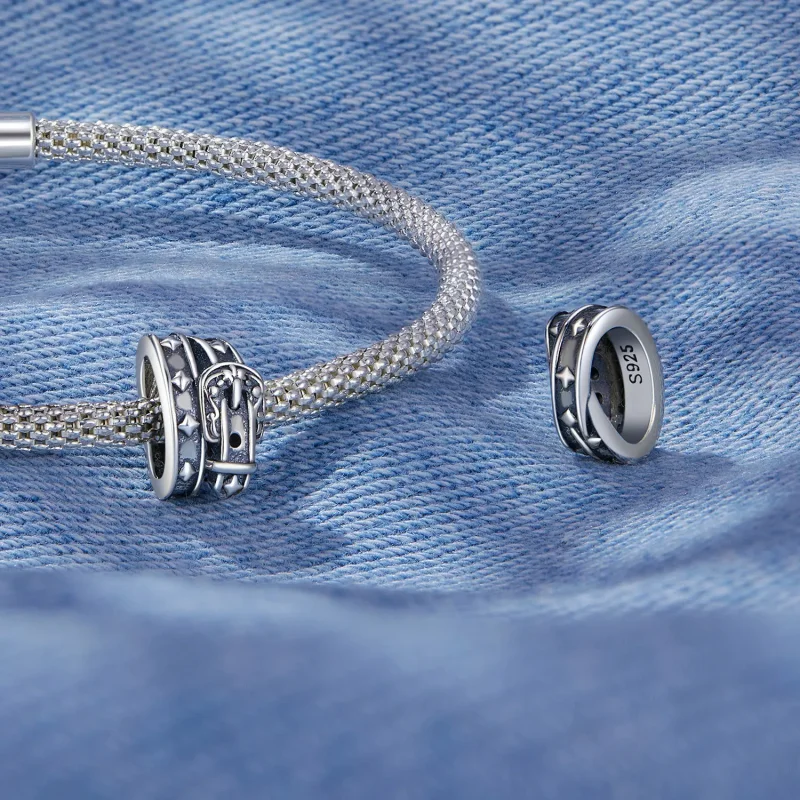 (bilde for) Pandora Style Retro Belte Charm - SCC2568 - Vis 4