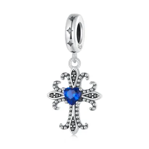 (bilde for) Pandora Style Retro Cross Dangle - SCC2643