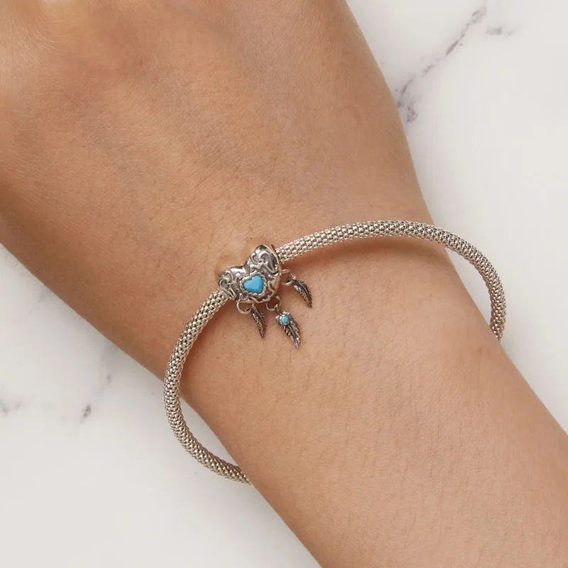 (bilde for) Pandora Style Retro Dream Catcher Charm - SCC2567 - Vis 6