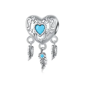 (bilde for) Pandora Style Retro Dream Catcher Charm - SCC2567