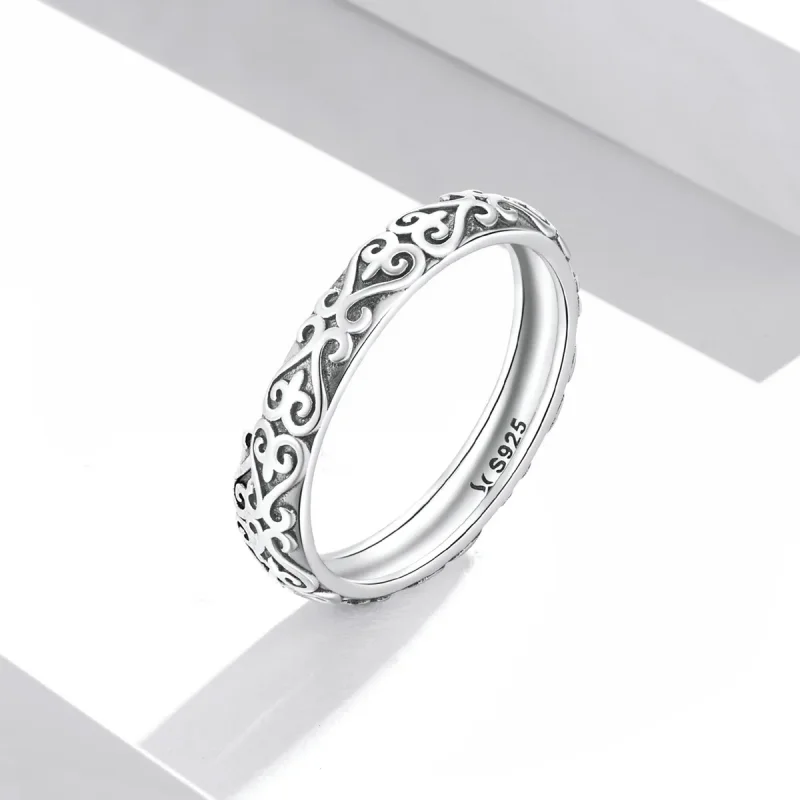(bilde for) Pandora Style Retro-preget mønsterring - SCR776 - Vis 2