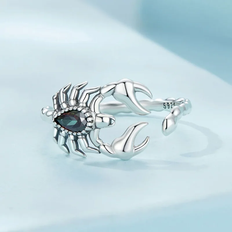 (bilde for) Pandora Style Retro Scorpion Open Ring - SCR974-E - Vis 3