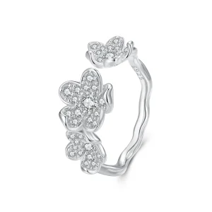 (bilde for) Pandora Style Ring full av blomster - BSR447