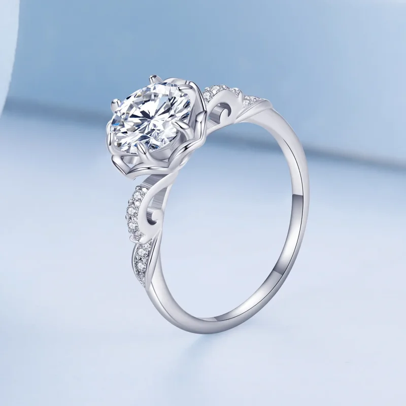 (bilde for) Pandora Style Romantisk Rose Ring - BSR387 - Vis 2