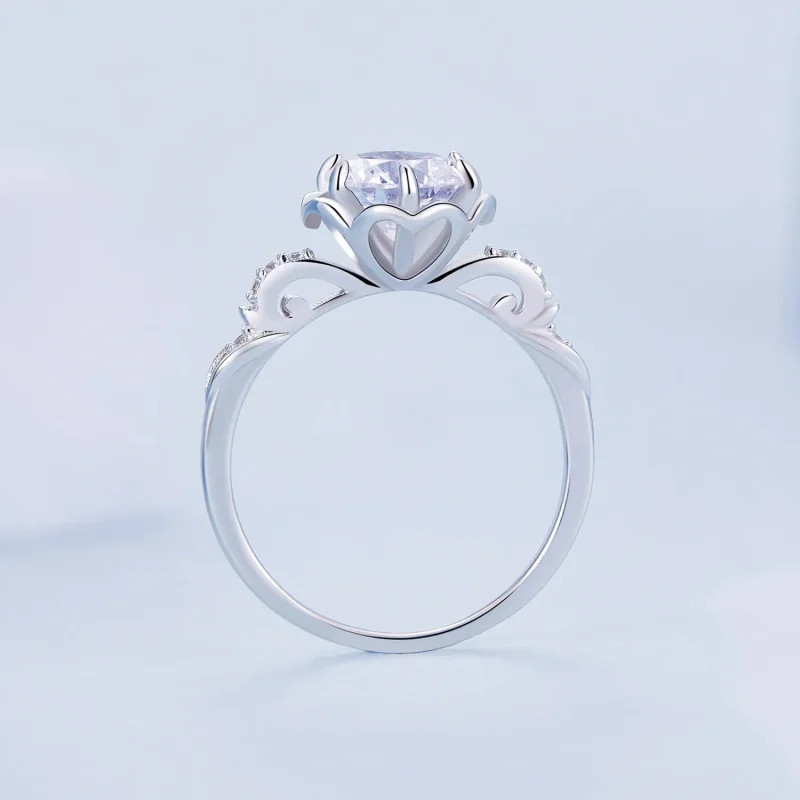 (bilde for) Pandora Style Romantisk Rose Ring - BSR387 - Vis 3