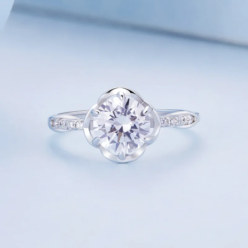 (bilde for) Pandora Style Romantisk Rose Ring - BSR387 - Vis 4