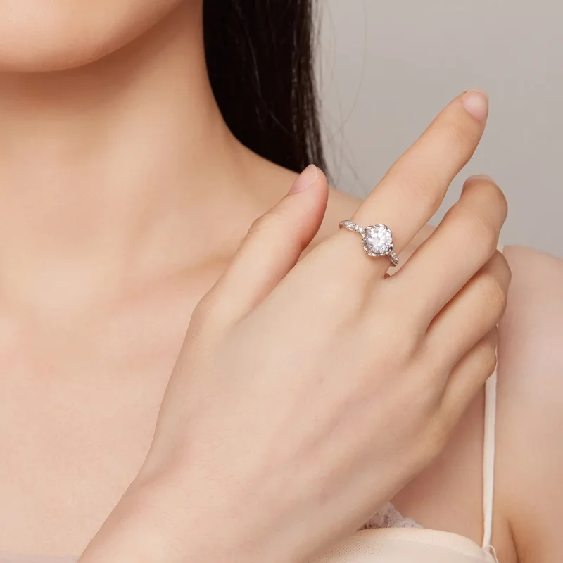 (bilde for) Pandora Style Romantisk Rose Ring - BSR387 - Vis 5