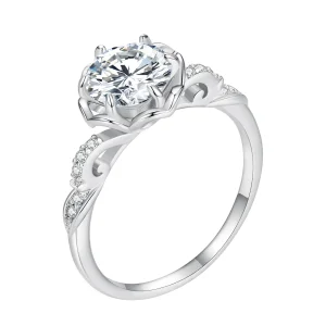 (bilde for) Pandora Style Romantisk Rose Ring - BSR387